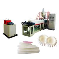 Plastic expanded EPE foaming fruit net making machine